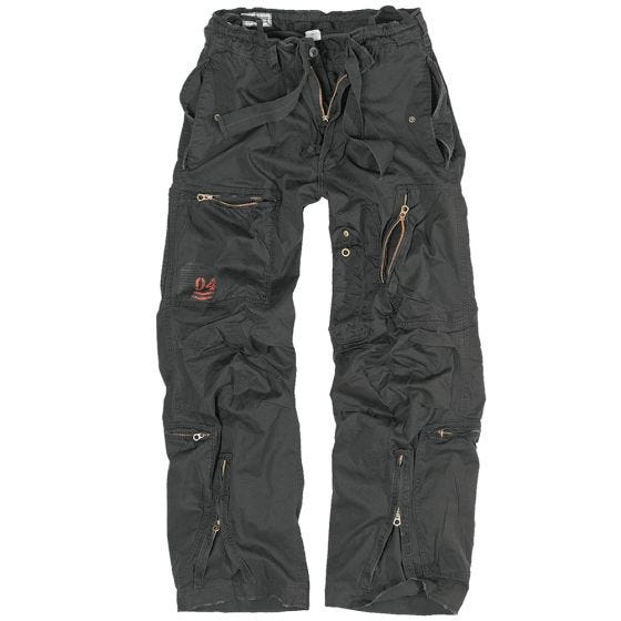 Calças Surplus Infantry Cargo - Preto