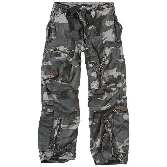 Calças Surplus Infantry Cargo - Night Camo