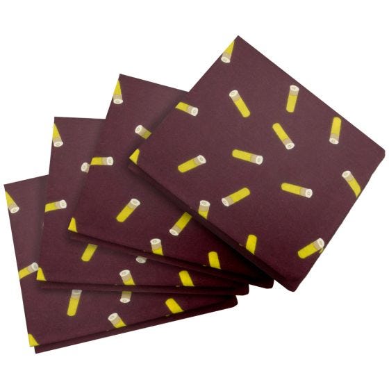 Pacote de 4 Lenços Jack Pyke Cartridge - Wine