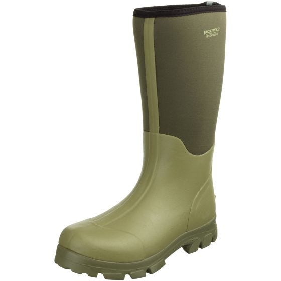 Botins Jack Pyke Ashcombe Neopreno - Verde Azeitona Claro/Verde