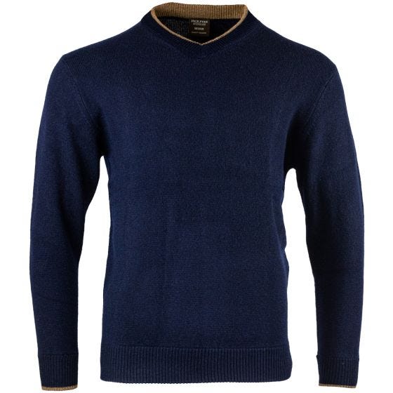 Pulôver com Gola em V Jack Pyke Ashcombe - Navy