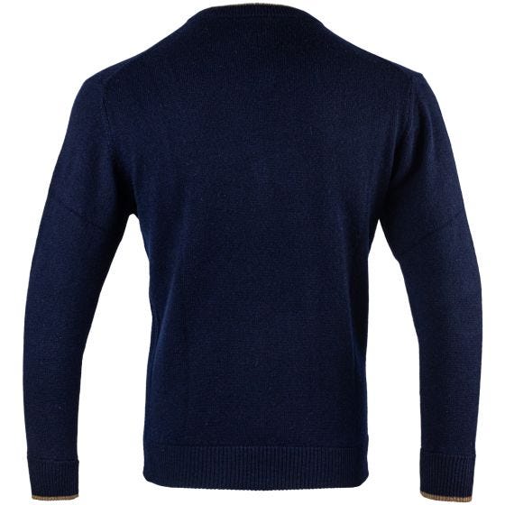 Pulôver com Gola em V Jack Pyke Ashcombe - Navy