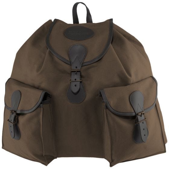 Mochila Triangular Jack Pyke Lona - Castanho
