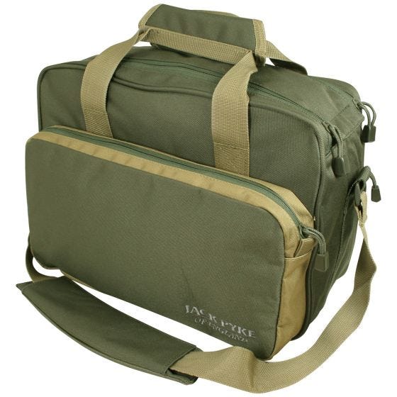 Mala a Tiracolo de Desporto Jack Pyke Verde/Tan