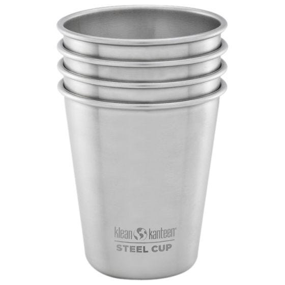 Canecas Klean Kanteen 296 ml Pacote de 4 - Inox Escovado
