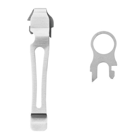 Conjunto de Cordão com Anel e Clip de Bolso Leatherman