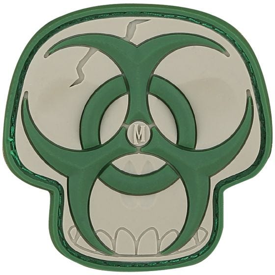 Emblema Morale Maxpedition Biohazard Skull - Arid