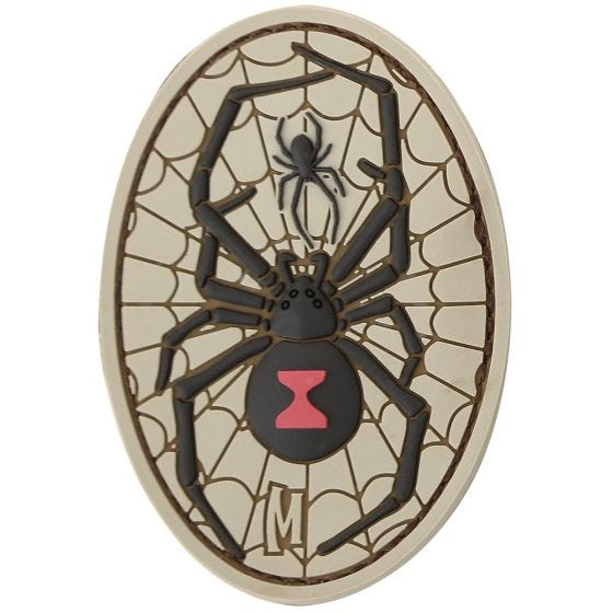 Emblema Morale Maxpedition Black Widow - Arid