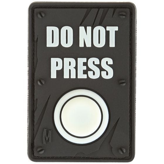Emblema Morale Maxpedition Do Not Press - GLOW