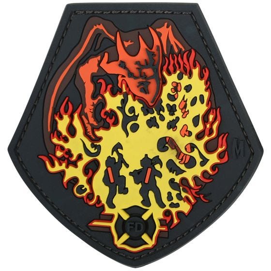 Emblema Morale Maxpedition Fire Dragon - Cor Total