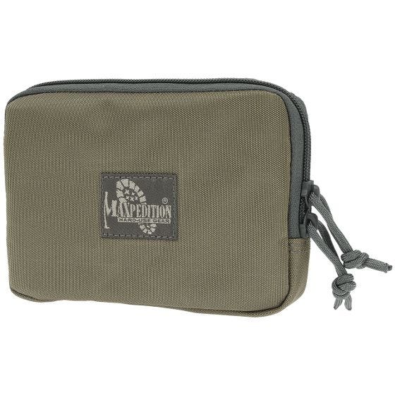 Bolso com Fecho Maxpedition 5" x 7" Fecho e Autoaderente - Khaki Foliage