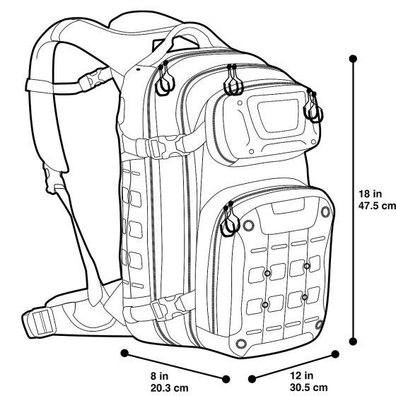 Mochila Maxpedition RiftCore - Preto