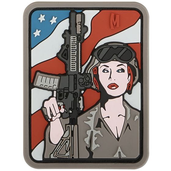 Emblema Morale Maxpedition Soldier Girl - Arid