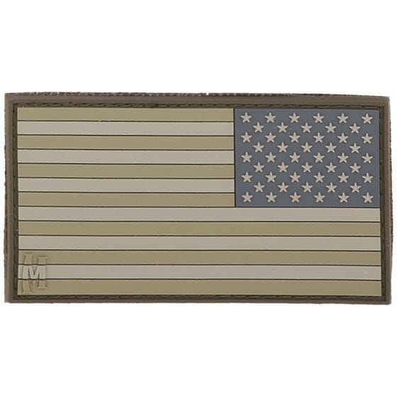 Emblema Morale Pequeno Maxpedition Reverse USA Flag - Arid