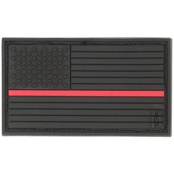 Emblema Morale Pequeno Maxpedition USA Flag - Firefighter Thin Red Line
