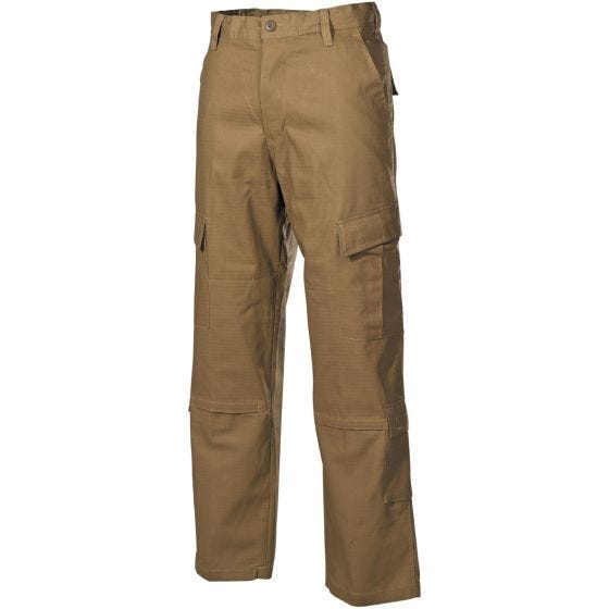 Calças de Combate MFH ACU Ripstop - Coyote Tan