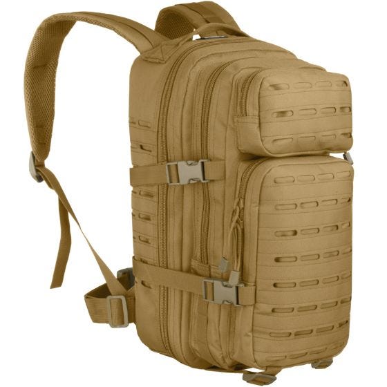 Mochila MFH Assault I Laser - Coyote Tan