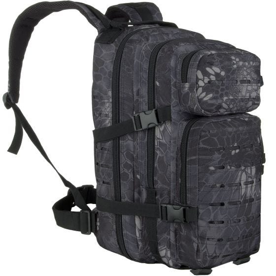 Mochila MFH Assault I Laser - Snake Black