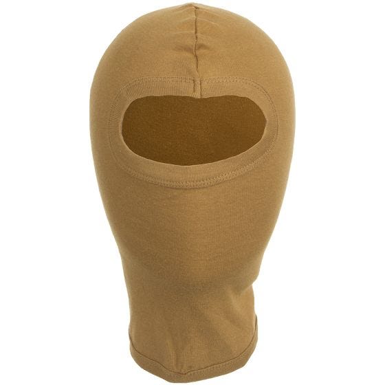 Balaclava com 1 Abertura MFH Algodão Leve - Coyote Tan