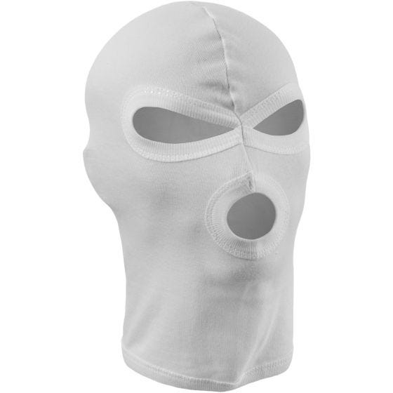 Balaclava com 3 Aberturas MFH Algodão Leve - Branco