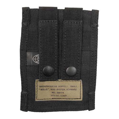 Bolsa para Carregadores Dupla Pequena MFH MOLLE 9 mm - Preto