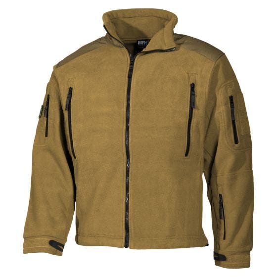 Casaco de Malha Polar MFH Heavy Strike - Coyote Tan