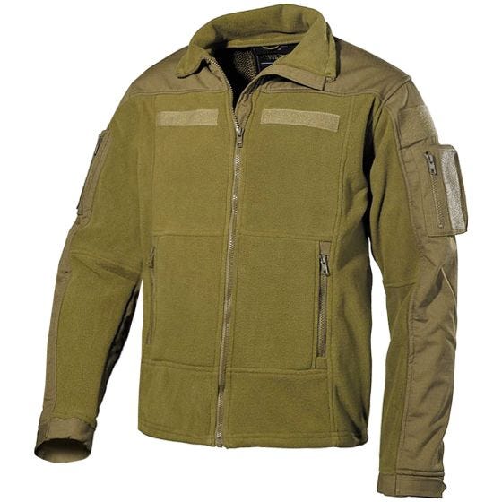 Casaco de Malha Polar MFH US Combat - Coyote
