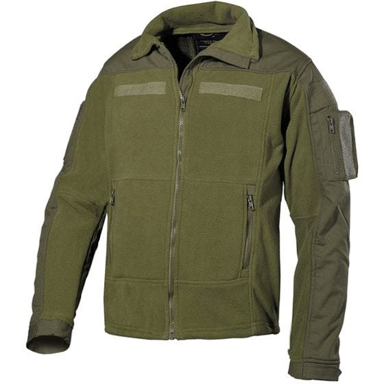 Casaco de Malha Polar MFH US Combat - Verde-Azeitona