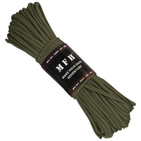 Corda de Paraquedas MFH 100 ft - Verde OD