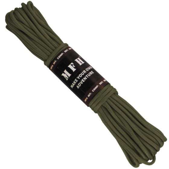 Corda de Paraquedas MFH 50 ft - Verde OD