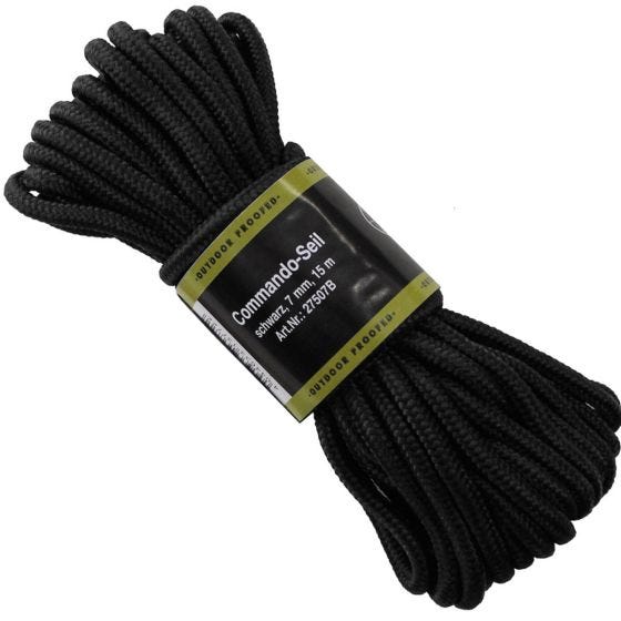 Corda MFH 7 mm - Preto