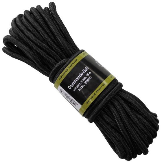 Corda MFH 9 mm - Preto