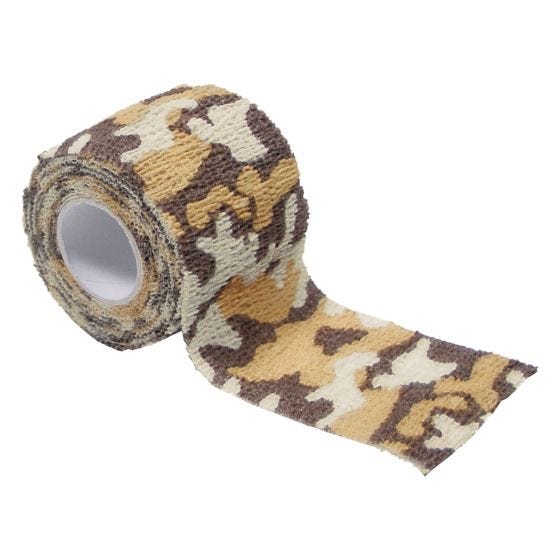 Fita Autoadesiva em Tecido de Camuflagem MFH 5 cm x 4,5 m - Desert