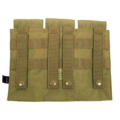 Bolsa para Carregadores Tripla MFH M4/M16 MOLLE - Coyote