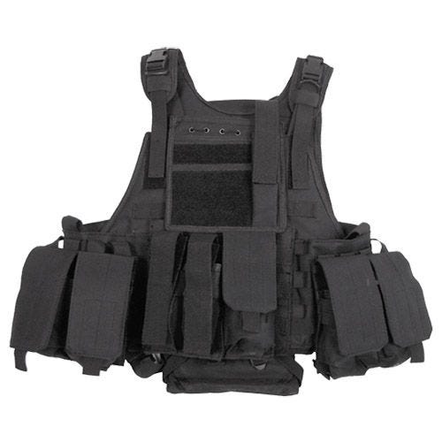 Colete Tático MFH Ranger MOLLE - Preto