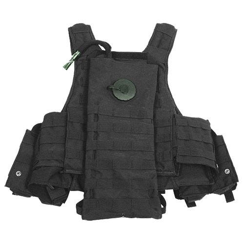 Colete Tático MFH Ranger MOLLE - Preto