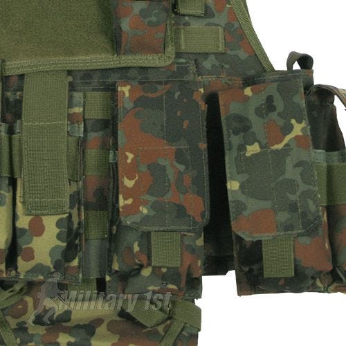 Colete Tático MFH Ranger MOLLE - Flecktarn