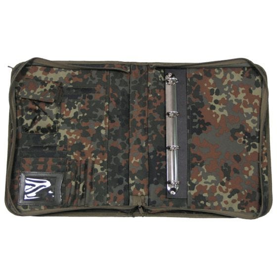 Estojo de Escrita MFH com Capa de Mapa - Flecktarn
