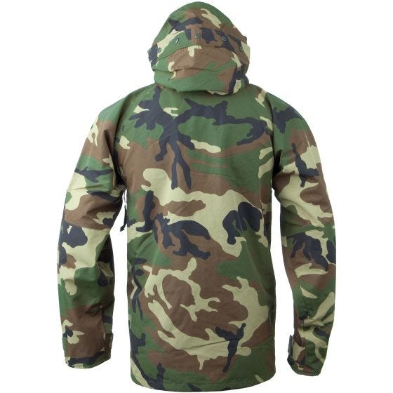 Casaco para Tempo Húmido Mil-Tec Trilaminado - Woodland