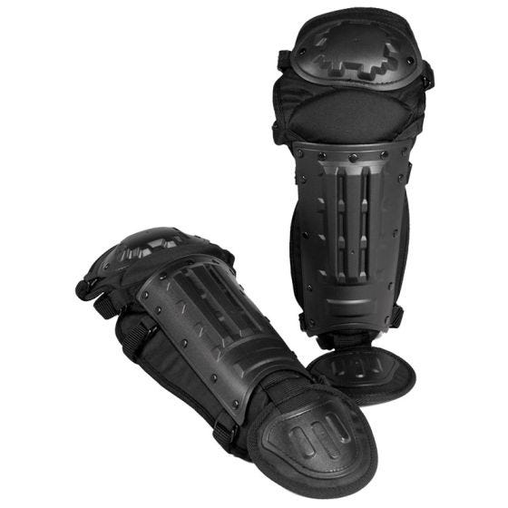 Caneleiras Antimotim Mil-Tec - Preto