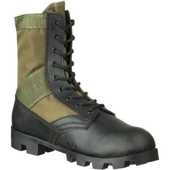 Botas de Combate Mil-Tec US Jungle - Verde-Azeitona