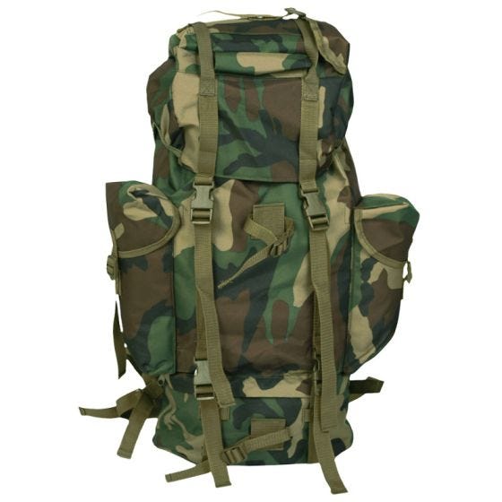 Mochila de Combate Mil-Tec BW - Woodland