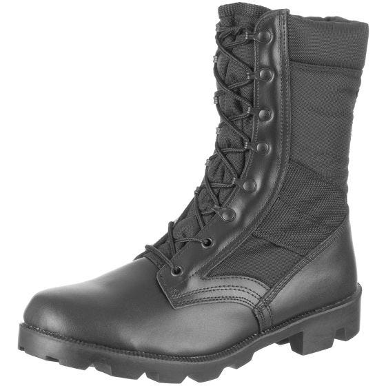 Botas de Combate Mil-Tec US Jungle Cordura - Preto