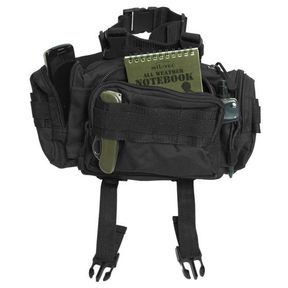 Bolsa de Cintura Mil-Tec Sistema Modular - Preto
