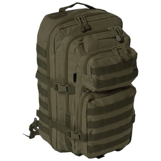 Mochila de Assalto de Alça Única Grande Mil-Tec - Verde-Azeitona
