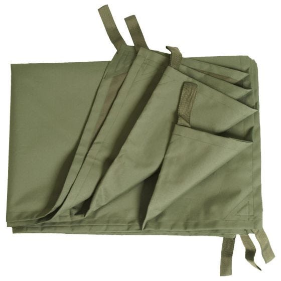 Lona Plana Mil-Tec Tarp Multifunções - Verde-Azeitona