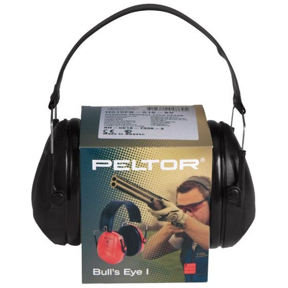 Protetores Auriculares Peltor Bull's Eye I - Preto