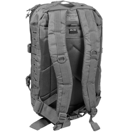 Mochila de Assalto Grande Mil-Tec US Corte Laser - Urban Grey