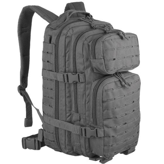 Mochila de Assalto Pequena Mil-Tec US Corte Laser - Urban Grey