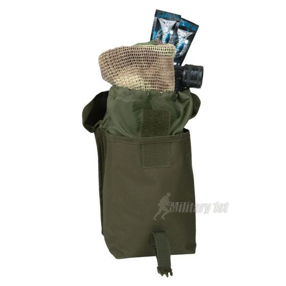 Bolsa Utilitária Grande Mil-Tec MOLLE - Verde-Azeitona